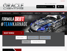 Tablet Screenshot of oraclelights.com